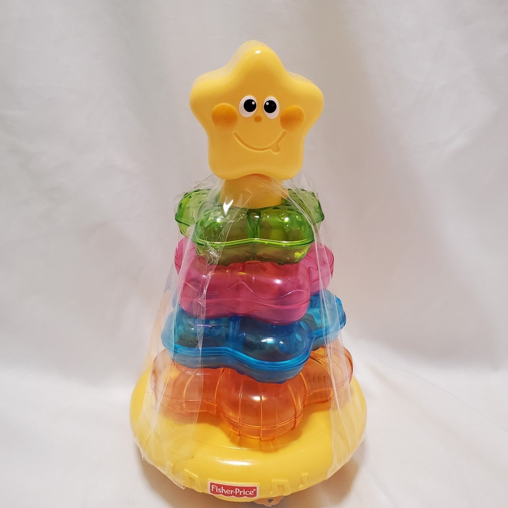 Fisher Price Star Stacker Little Superstar Classical Music Light Complete Tested